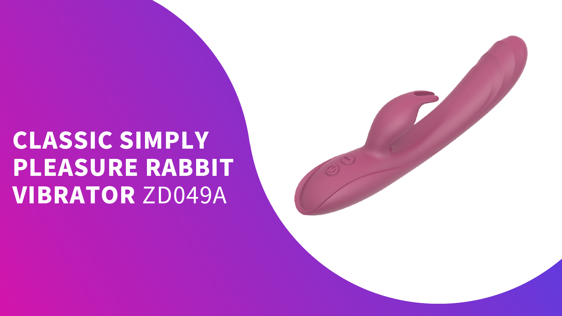 ZD049A CLASSIC SIMPLY PLEASURE RABBIT VIBRATOR, НОВЕЙШИЕ СЕКС-ИГРУШКИ 2022