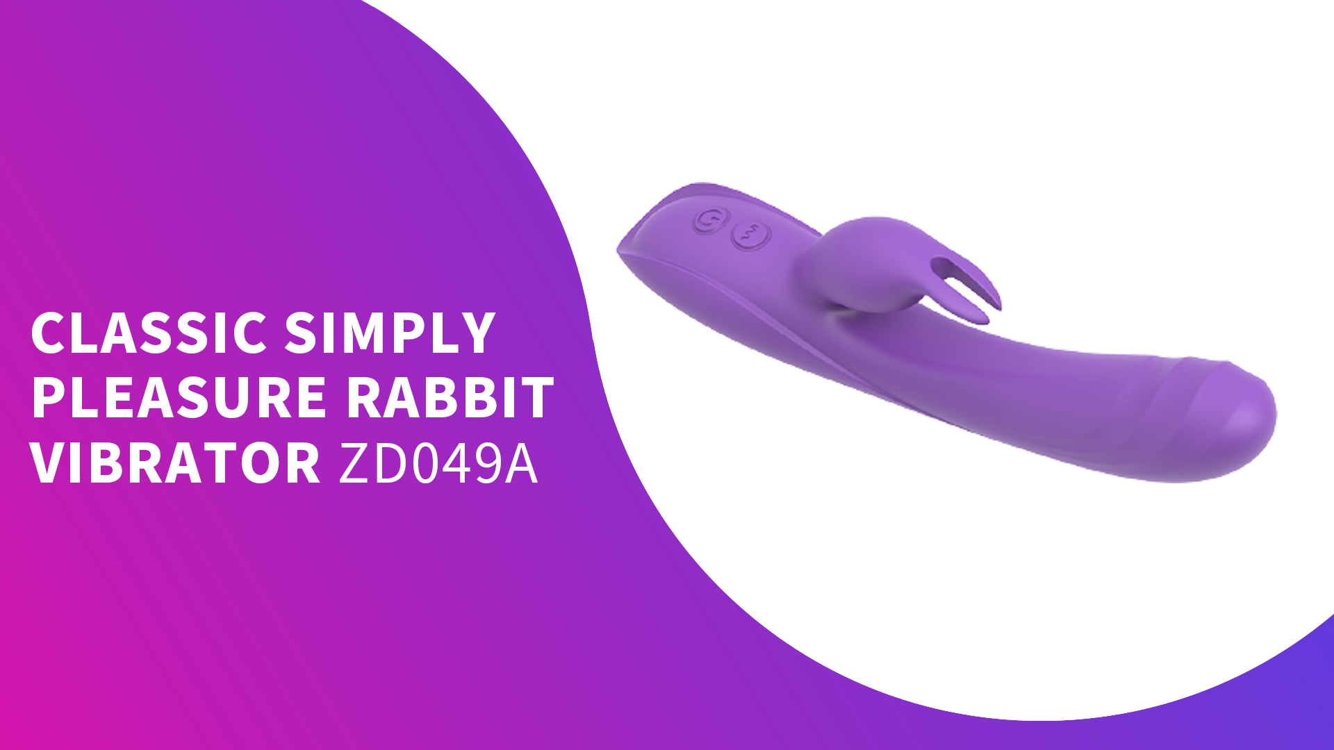 ZD049A CLASSIC SIMPLY PLEASURE RABBIT VIBRATOR, НОВЕЙШИЕ СЕКС-ИГРУШКИ 2022